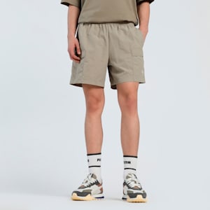 WARDROBE Essentials Men's Relaxed Fit  6" Cargo Shorts, Velvet Moss, extralarge-IND